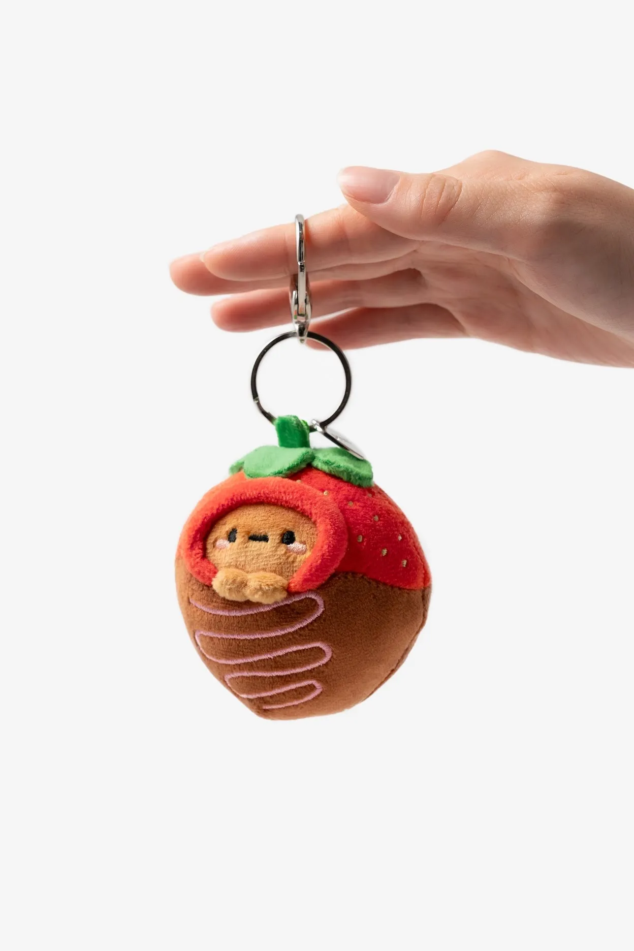 Chocolate Strawberry Tayto Potato Bag Charm - Image 3